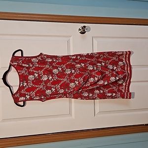 NWT Red Floral Max Studio Dress